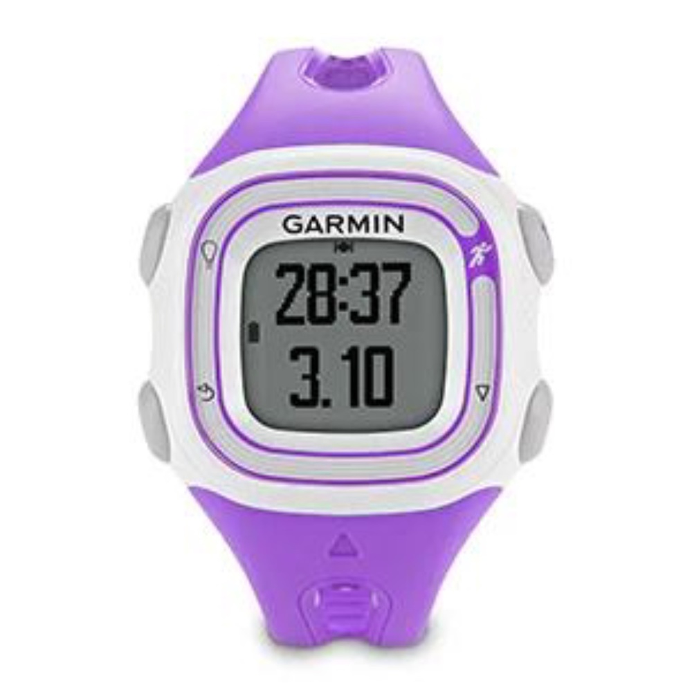 Garmin GPS Forerunner 10- Violet/ White watch